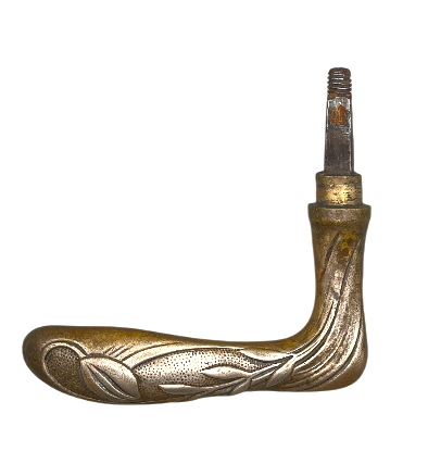 Türklinken Jugendstil aus Messing rechts