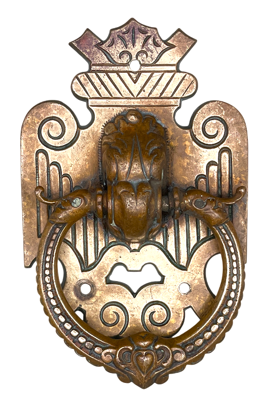 Türklingel Jugendstil aus Messing