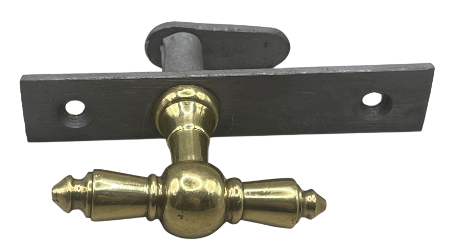 Fensteroliven / Einreiber Gründerzeit aus Messing  Neuguss