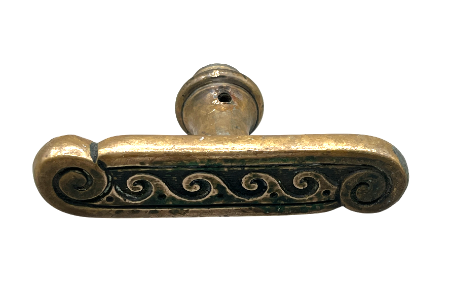 Fensteroliven Jugendstil aus Messing