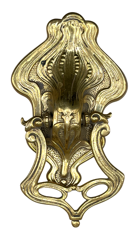 Türklingel Jugendstil aus Messing