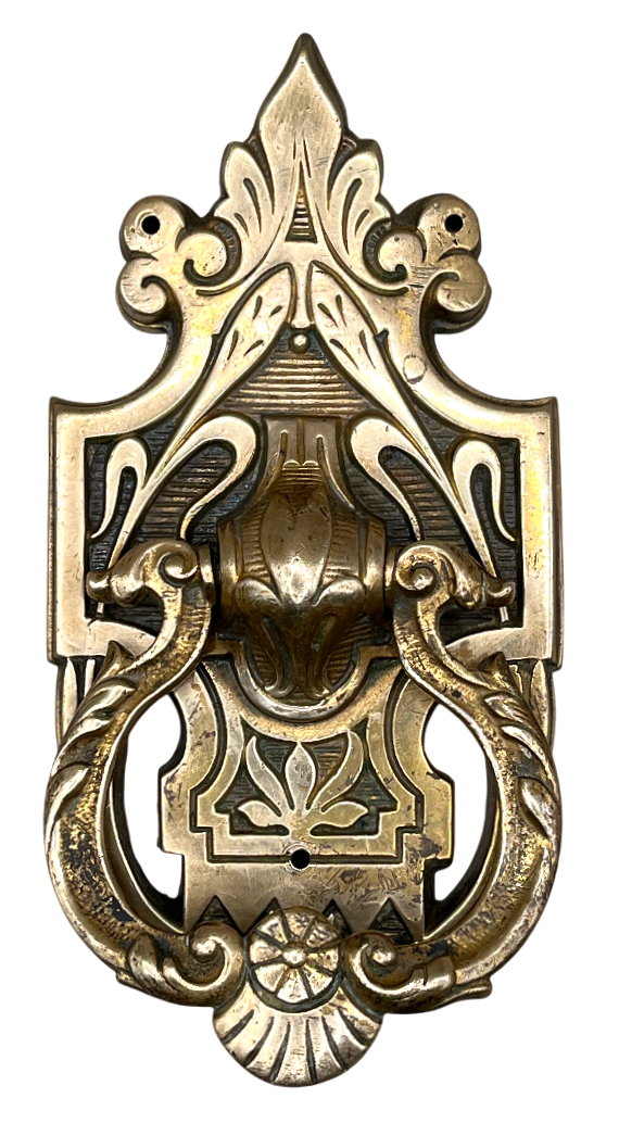 Türklingel Jugendstil aus Messing