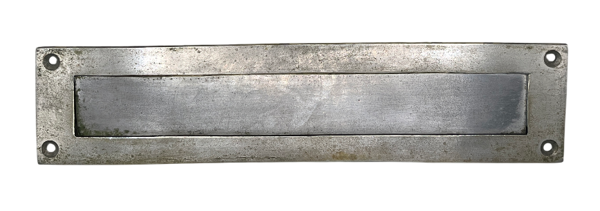 Briefklappe 20er Jahre vernickelt