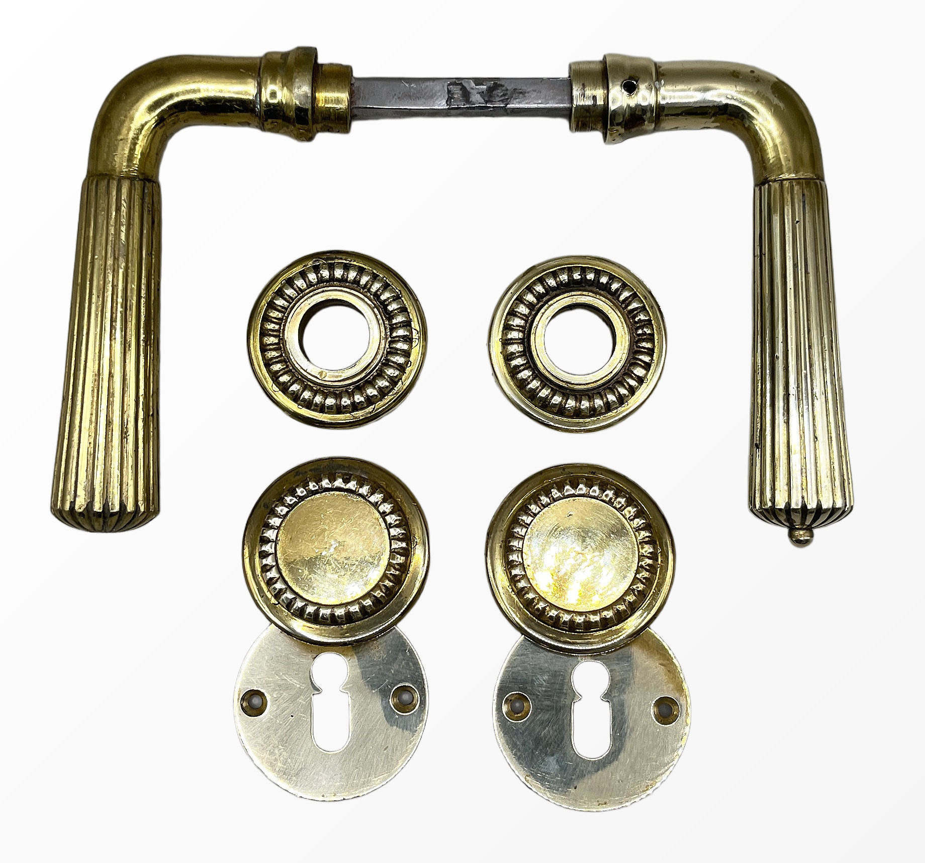 Türgarnitur Jugendstil aus Messing