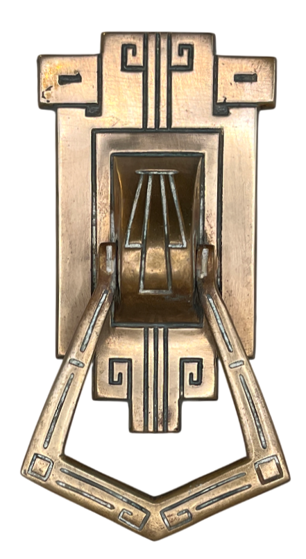 Türklingel Art Deco aus Messing