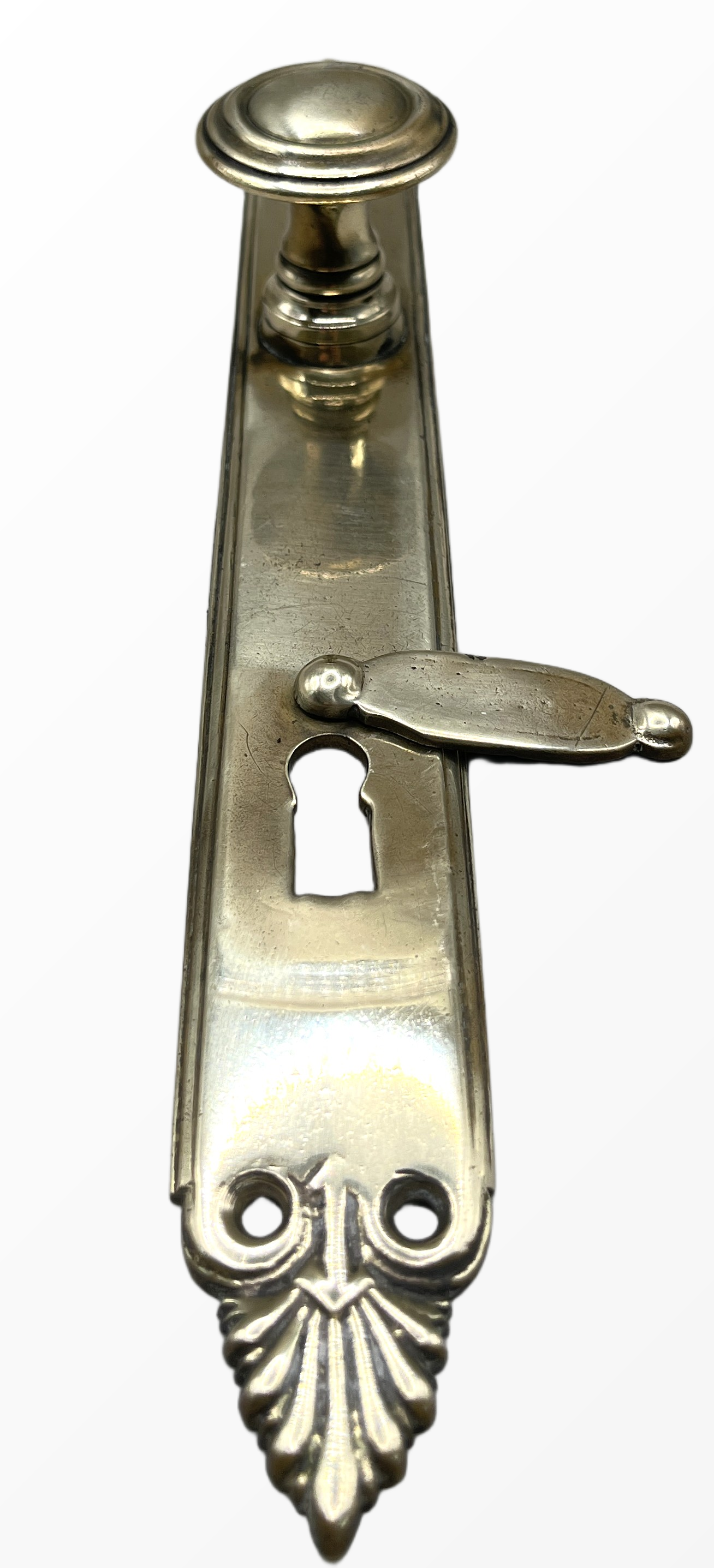 Türknauf/Langschild Jugendstil aus Messing