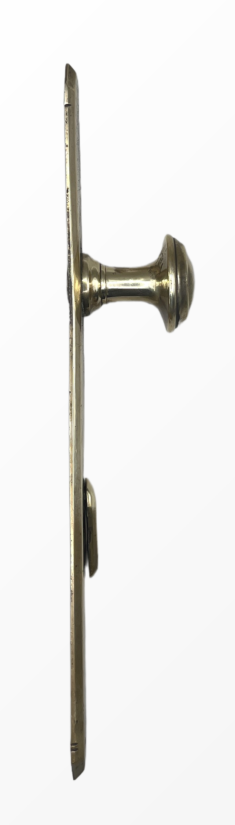 Türknauf/Langschild Gründerzeit aus Messing
