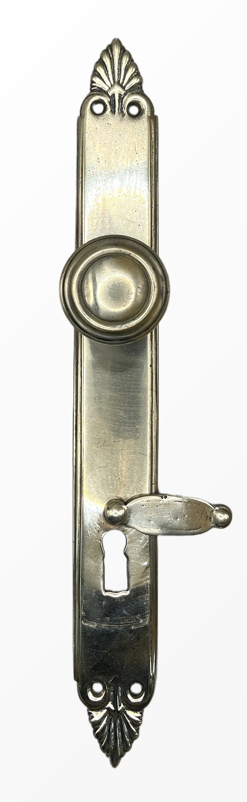 Türknauf/Langschild Jugendstil aus Messing