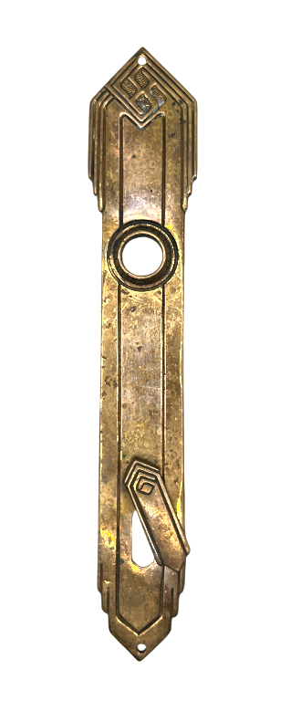 Türschilder Art Deco aus Messing