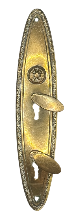 Türschilder Jugendstil aus Messing