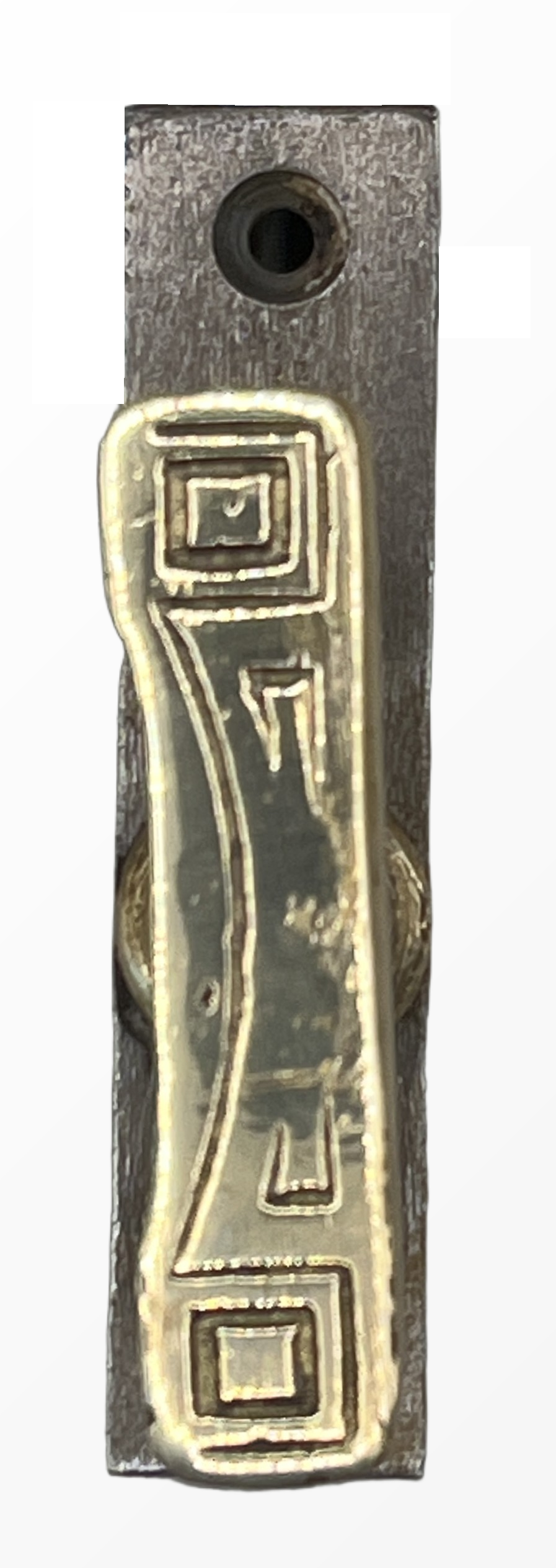Fensteroliven/Einreiber Art Deco aus Messing