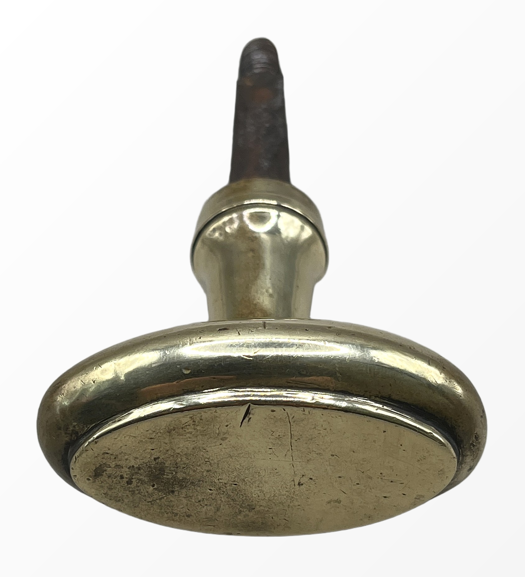 Möbelknauf Jugendstil aus Messing