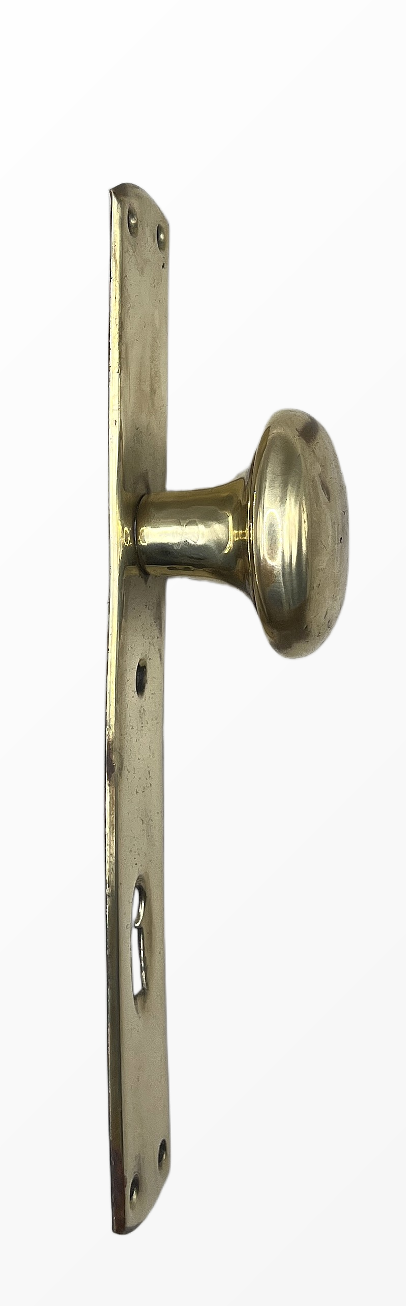 Türknauf/Langschild Gründerzeit aus Messing
