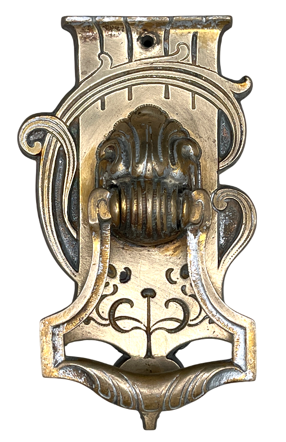 Türklingel Jugendstil aus Messing