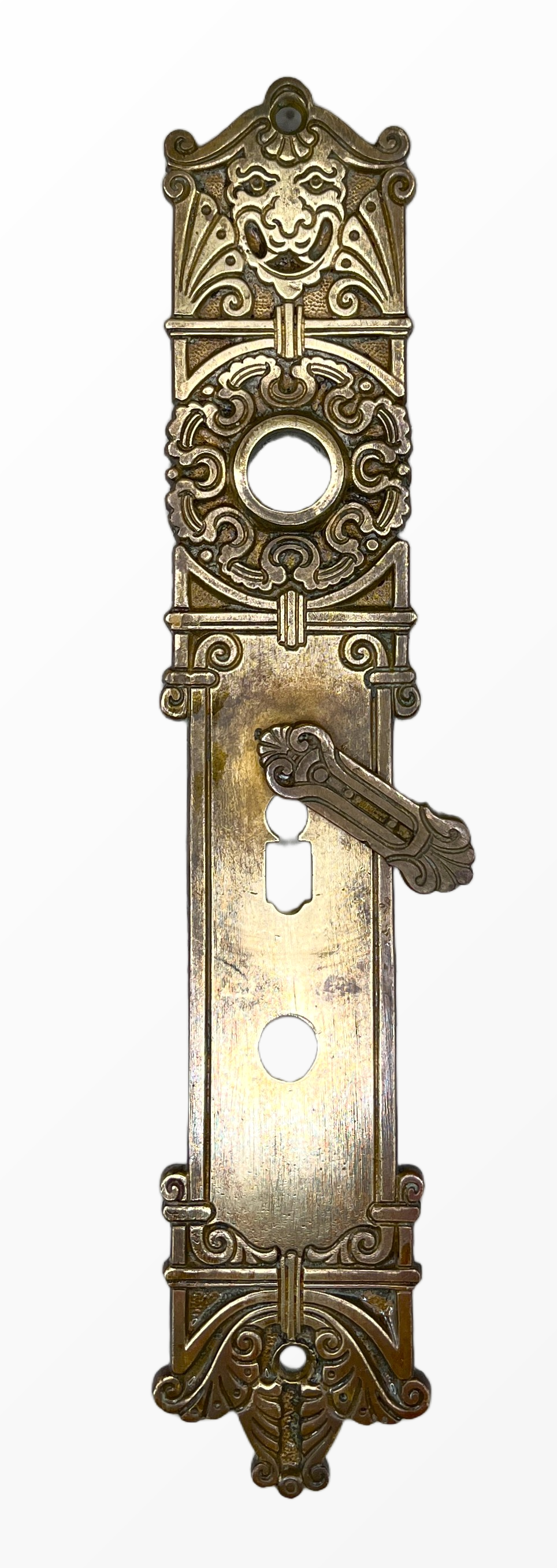 Türschilder Jugendstil aus Messing