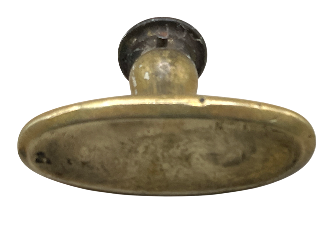 Fensteroliven 20er Jahre aus Messing