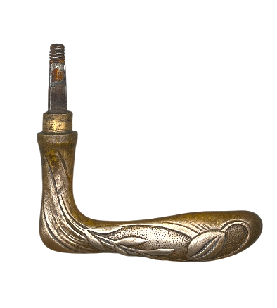 Türklinken Jugendstil aus Messing rechts