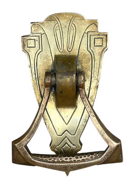 Türklingel Art Deco aus Messing