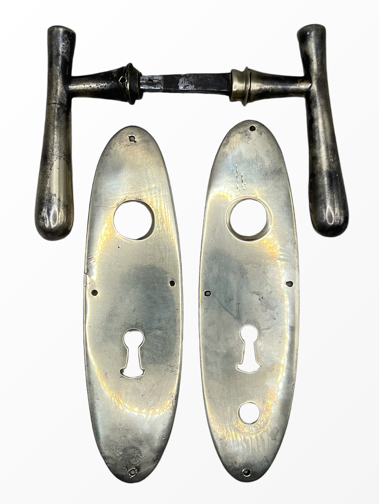 Türgarnitur Biedermeier aus Messing