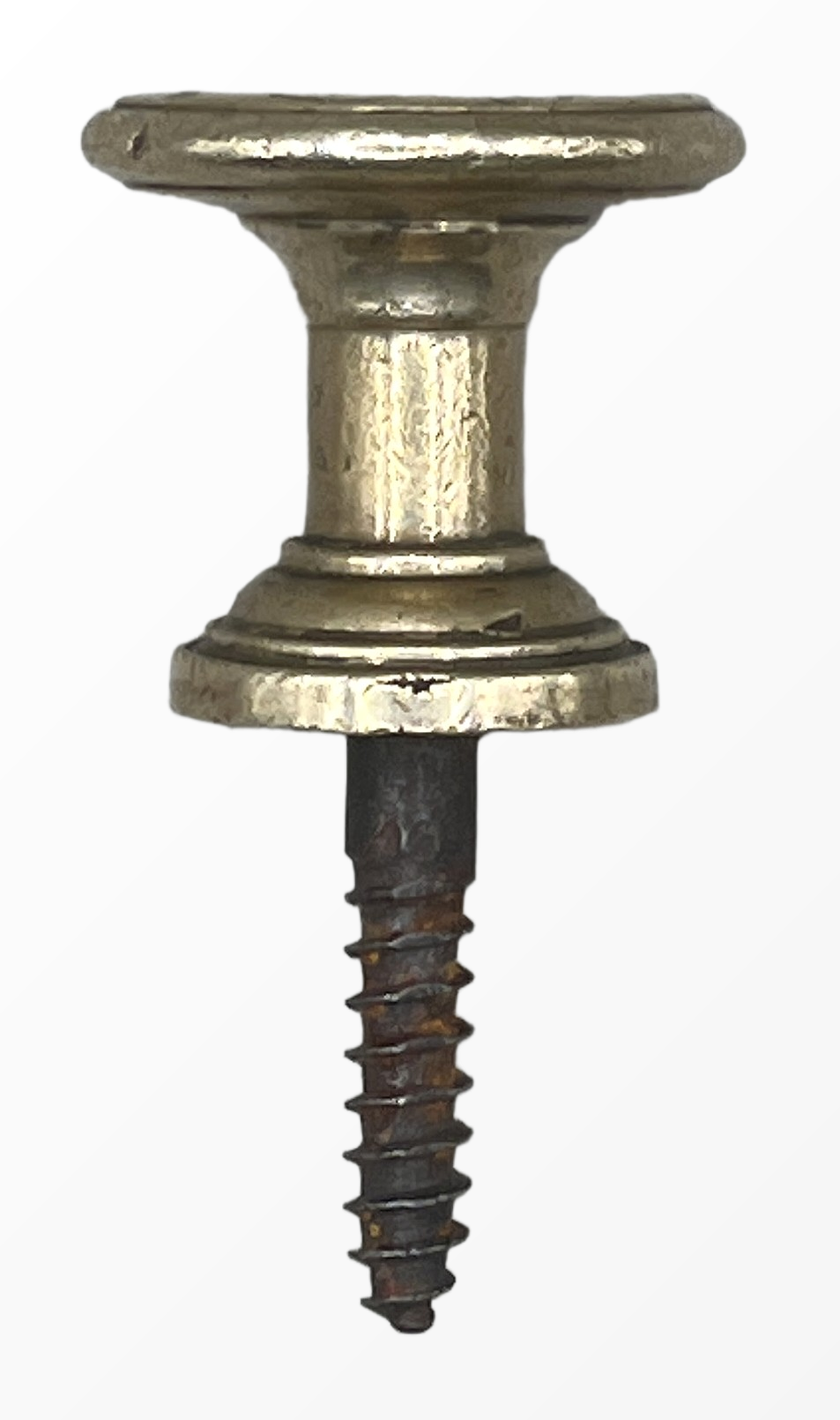 Türknauf/Möbelknauf Jugendstil aus Messing