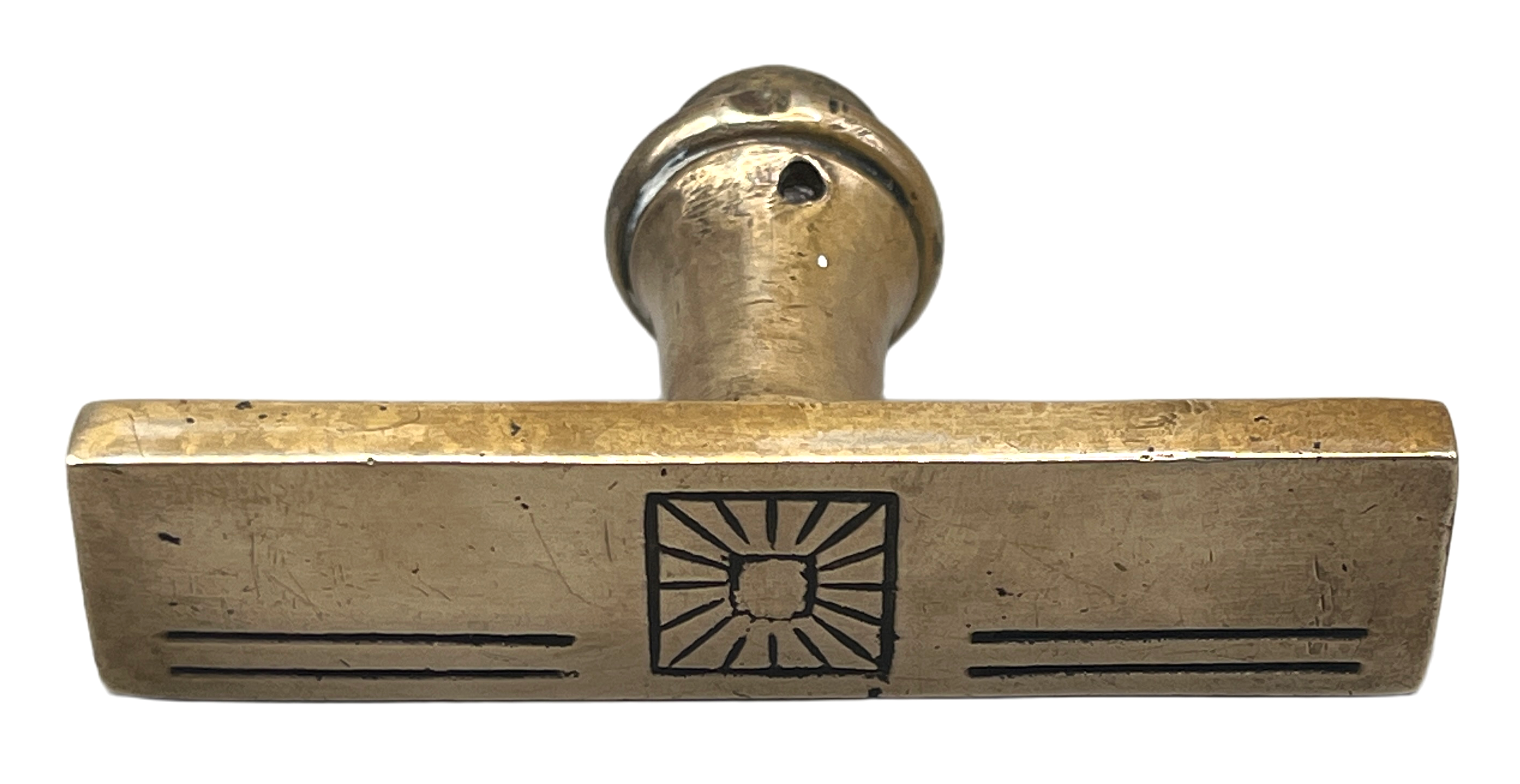 Fensteroliven Art Deco aus Messing