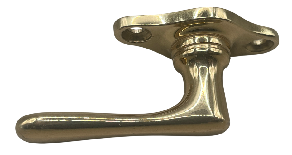 Fensteroliven/Halbolive Jugendstil aus Messing Neuguss