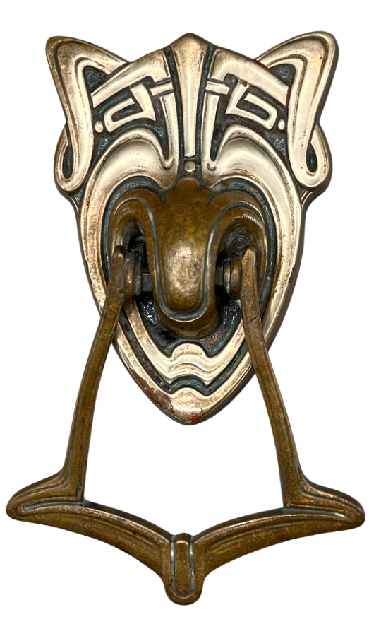 Türklingel Jugendstil aus Messing