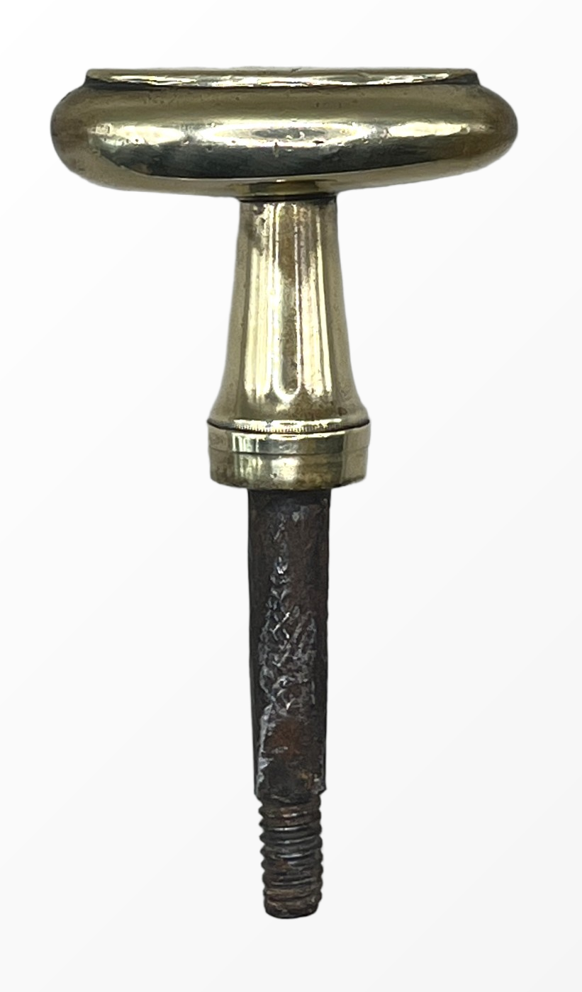 Möbelknauf Jugendstil aus Messing