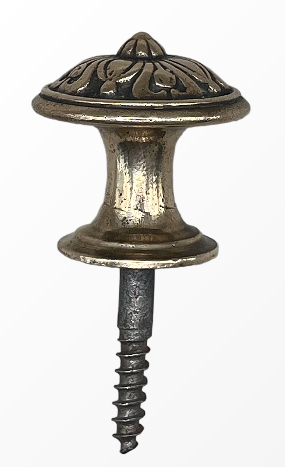 Möbelknauf Jugendstil aus Messing