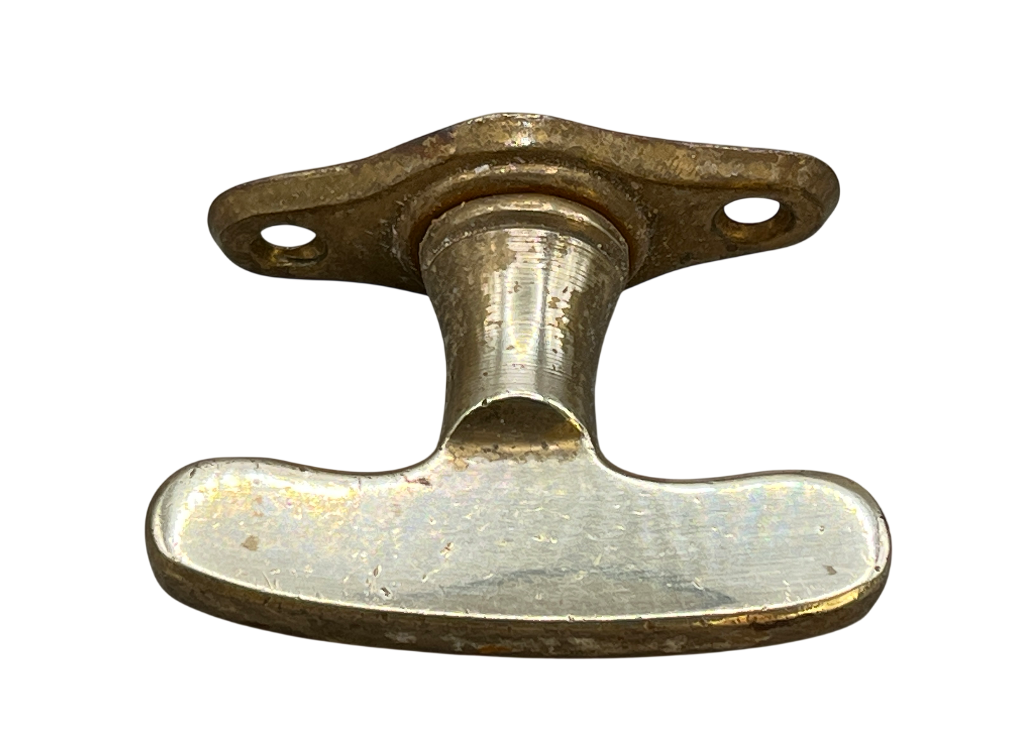 Fensteroliven 20er Jahre aus Messing