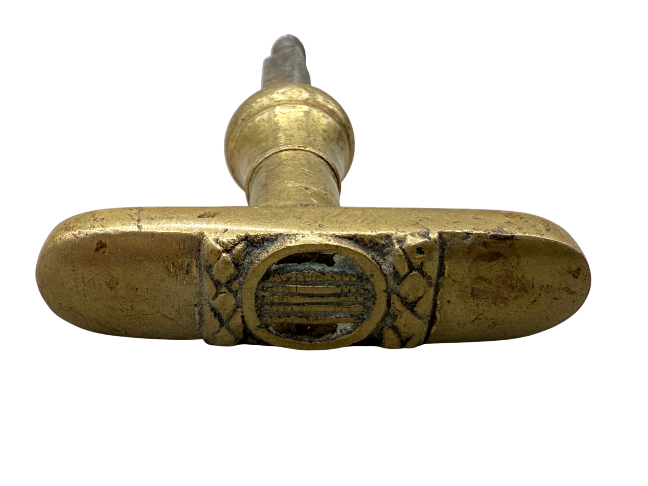 Türschilder Jugendstil aus Messing  Paar mit Nachtriegel
