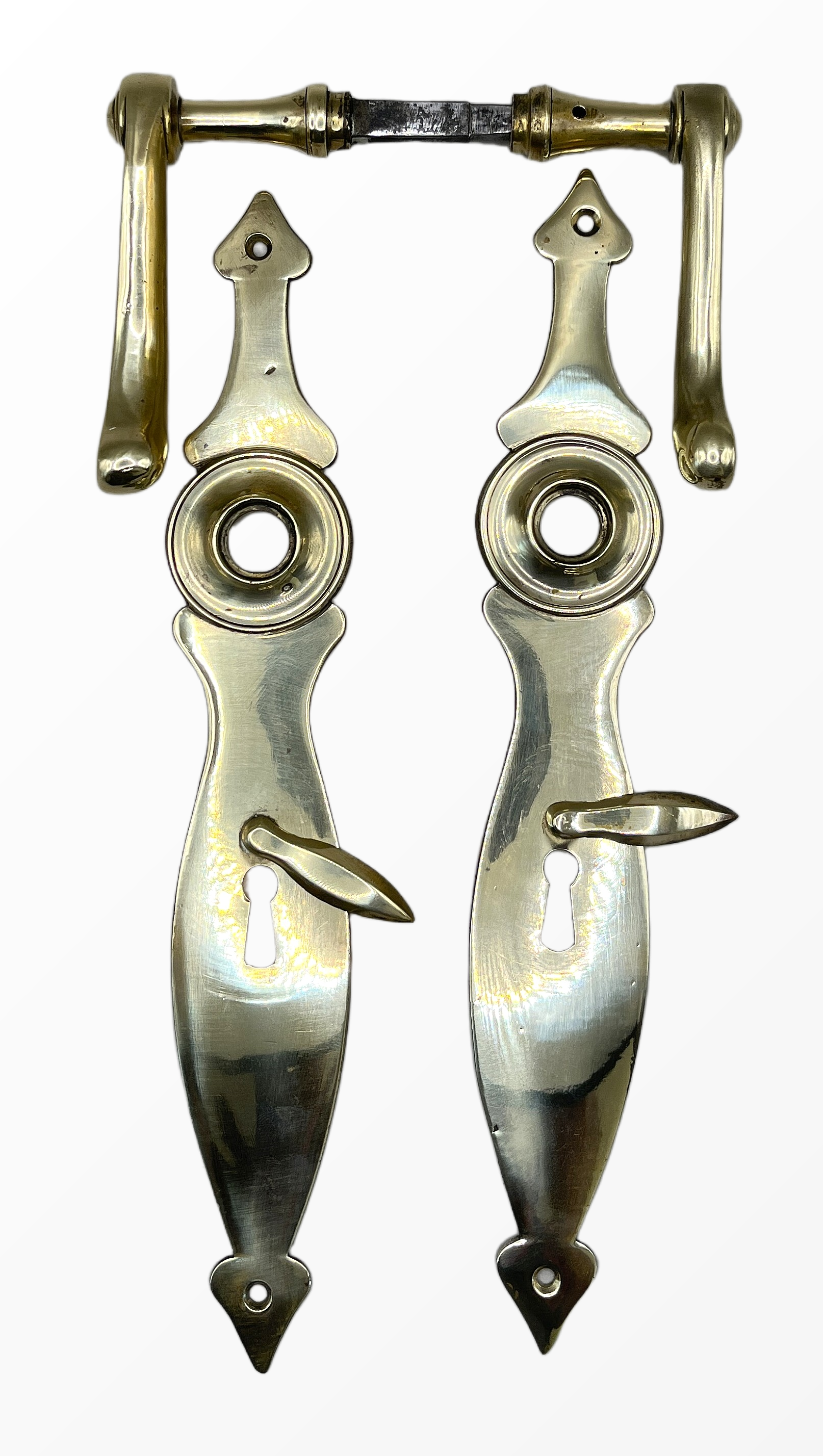 Türgarnitur Biedermeier aus Messing