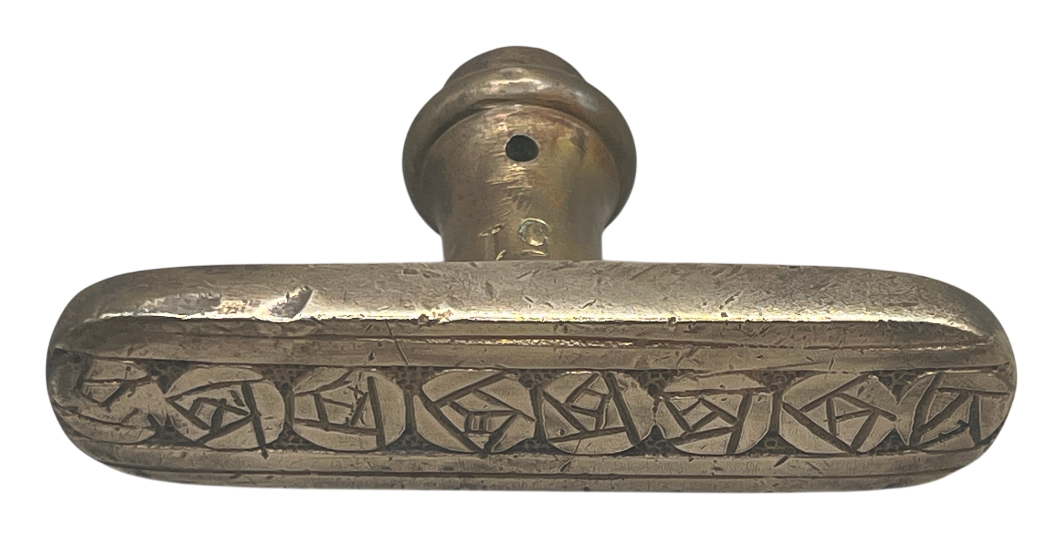 Fensteroliven Jugendstil aus Messing