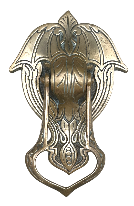 Türklingel Jugendstil aus Messing