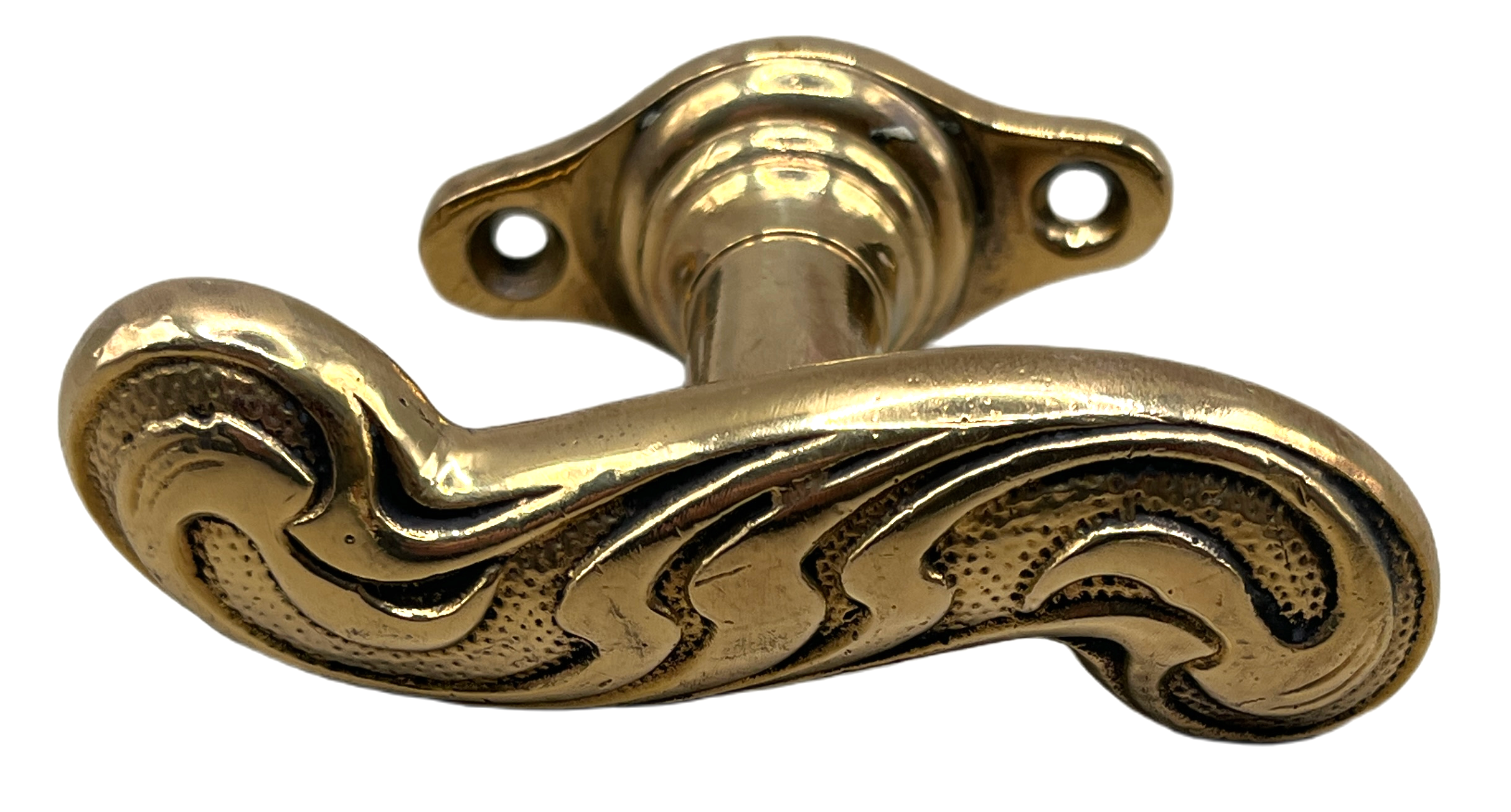 Fensteroliven Jugendstil aus Messing