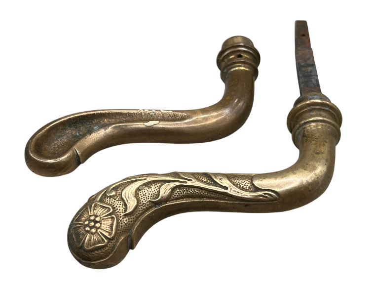 Türgarnitur Jugendstil aus Messing
