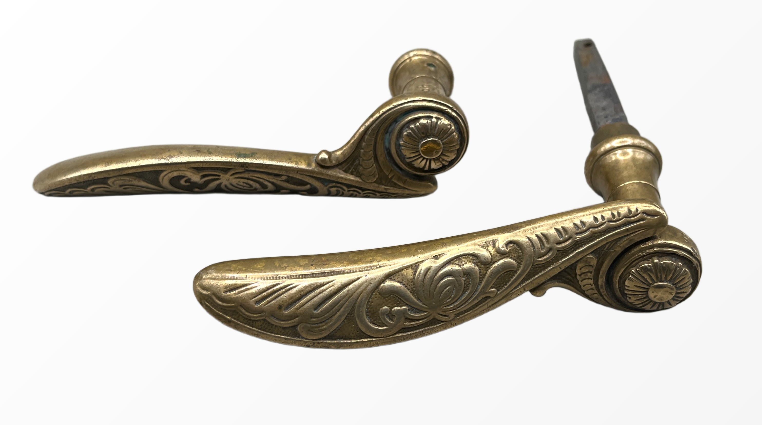 Türgarnitur Jugendstil aus Messing