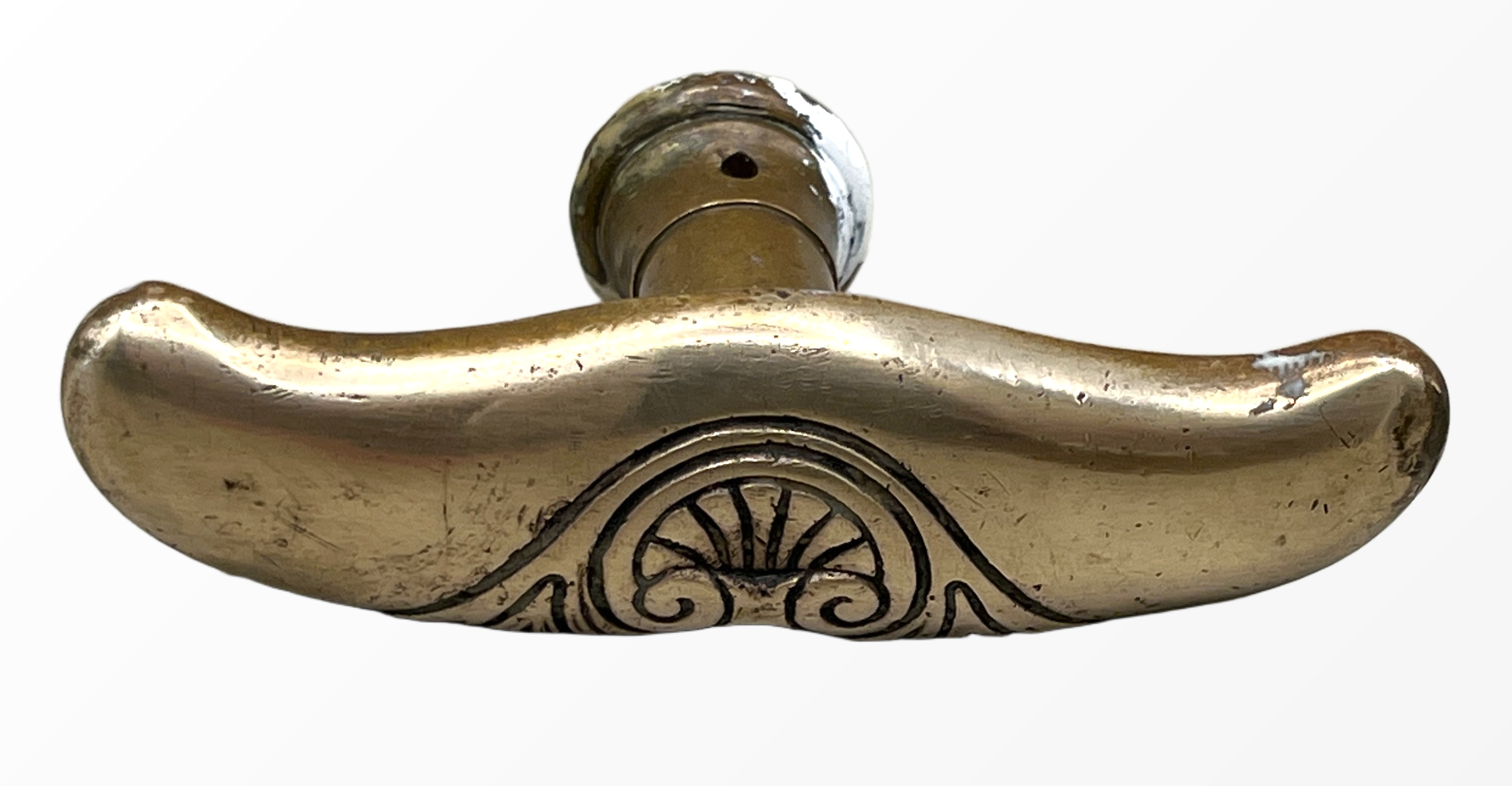 Fensteroliven Jugendstil aus Messing