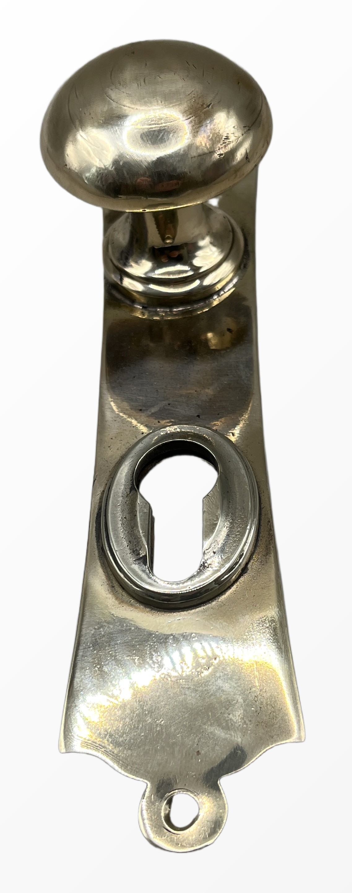 Türknauf/Langschild Gründerzeit aus Messing