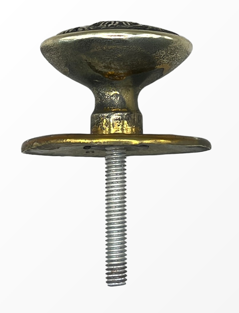 Türknauf/Möbelknauf Jugendstil aus Messing
