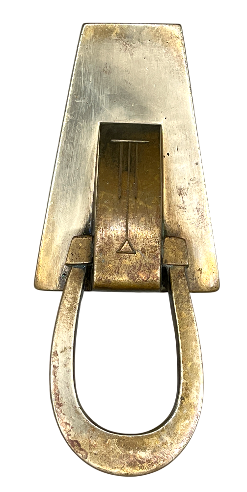 Türklingel Art Deco aus Messing