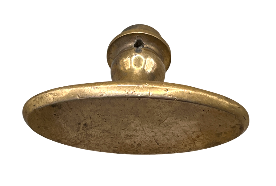 Fensteroliven 20er Jahre aus Messing