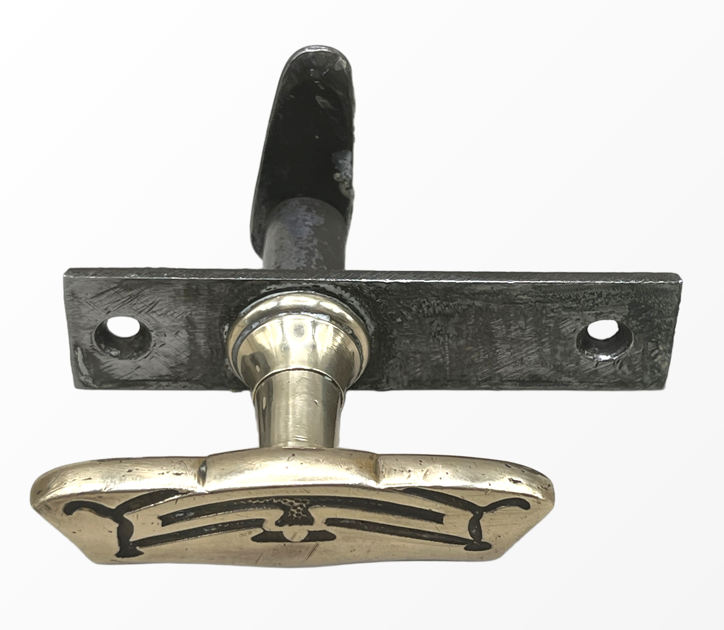 Fensteroliven/Einreiber Jugendstil aus Messing