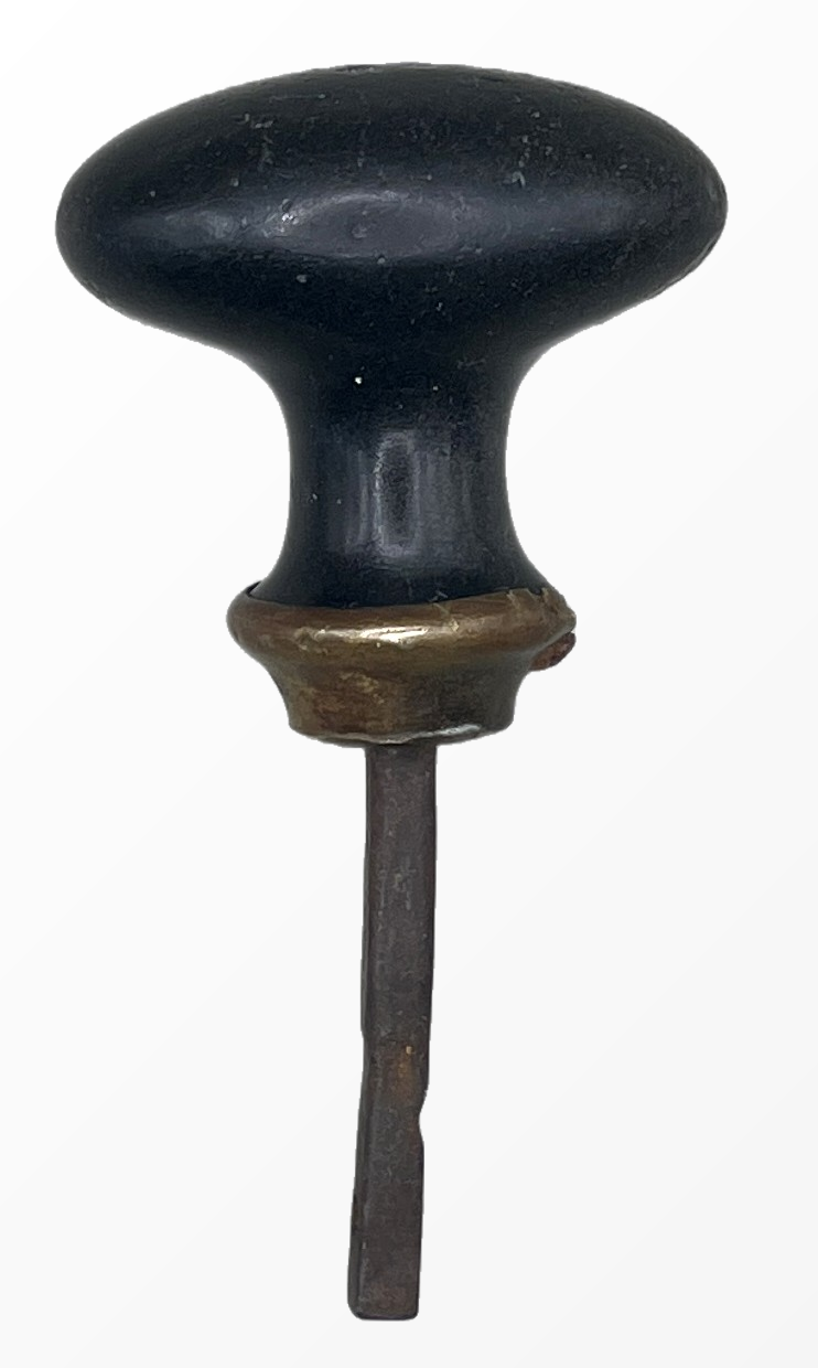 Türknauf/Möbelknauf Gründerzeit aus Messing