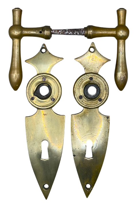 Türgarnitur Biedermeier aus Messing