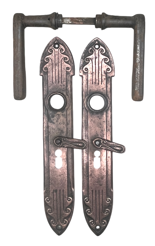 Türgarnitur Jugendstil aus Eisen