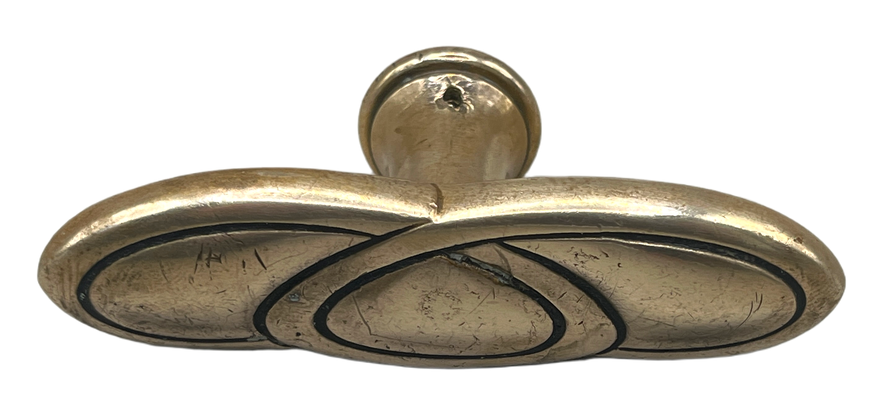 Fensteroliven Jugendstil aus Messing