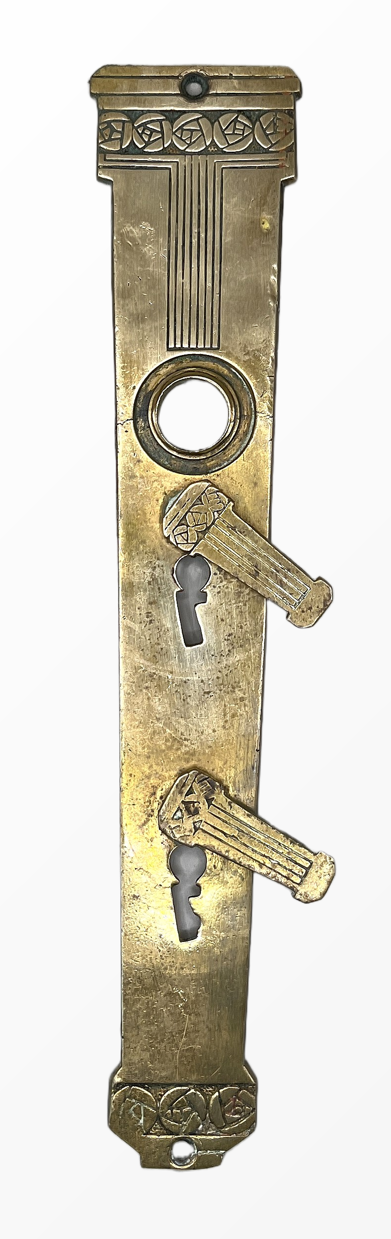 Türschilder Art Deco aus Messing