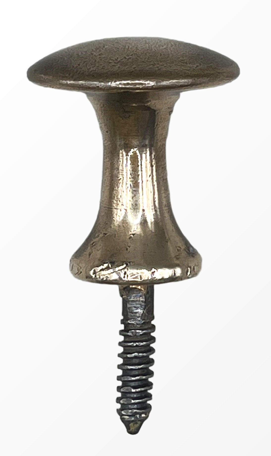 Türknauf/Möbelknauf Jugendstil aus Messing
