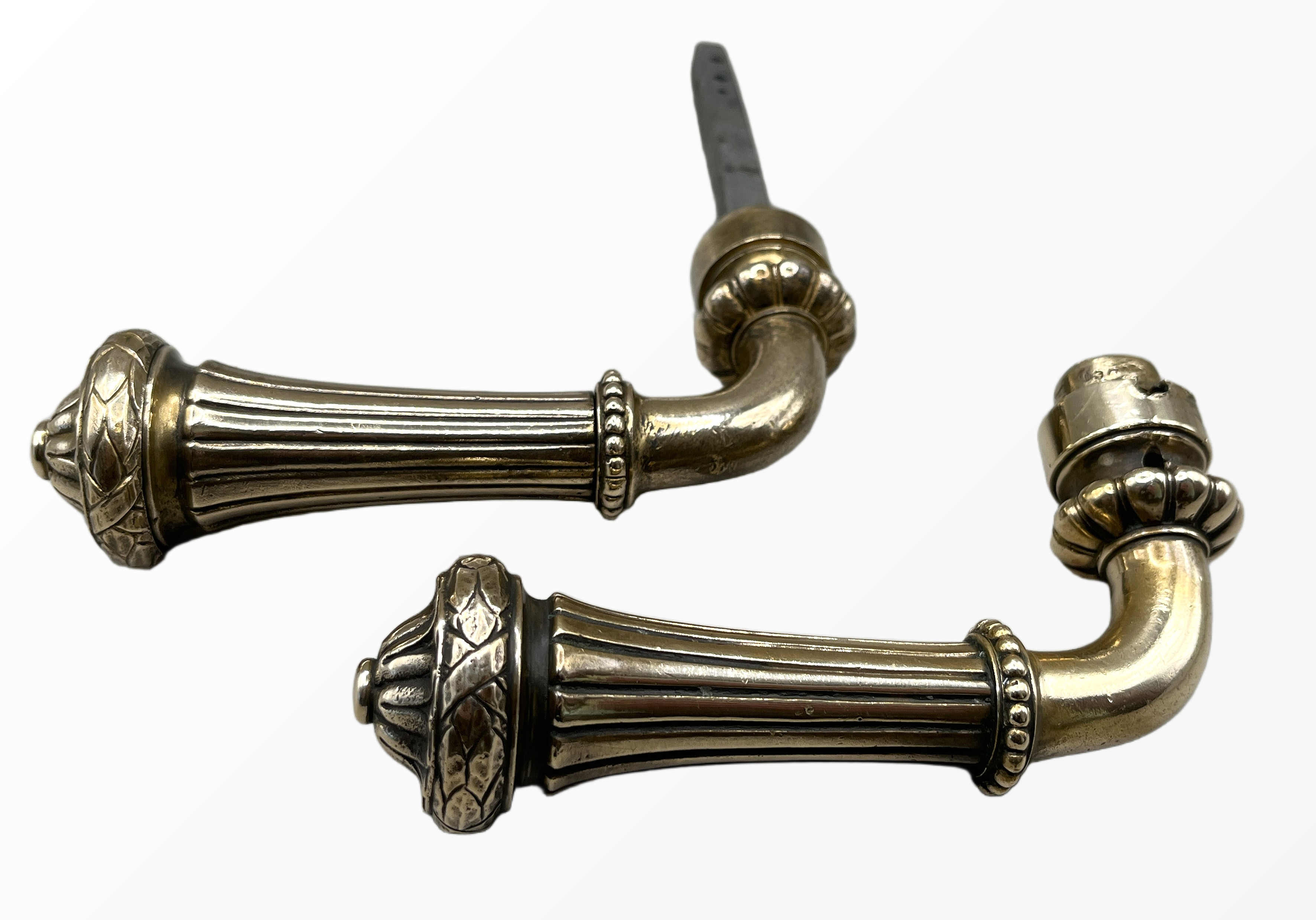 Türgarnitur Jugendstil aus Messing